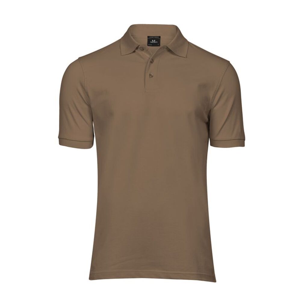 Tee Jays Mens Luxury Stretch Polo Shirt / Wood